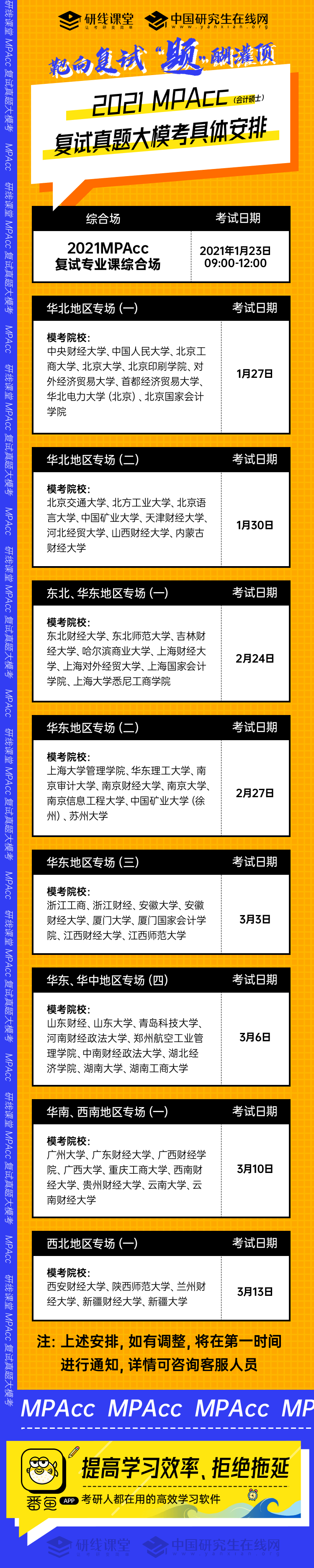 2021獨家定向MPAcc復(fù)試真題大模考來啦！
